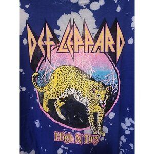 Def Leppard T Shirt High N Dry Tour New Licensed Heavy Metal Rock XL A108